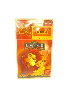 Vintage Disney's Read Along 24 Page Book And Tape The Lion King II Simba's Pride